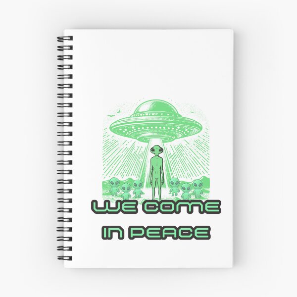 Item preview, we come in peace designed and sold by GNDistrict.
