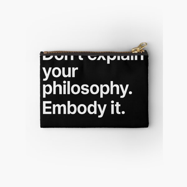 Item preview, Embody It – Epictetus Minimal Stoic (White Font) designed and sold by TshirtsLabs.