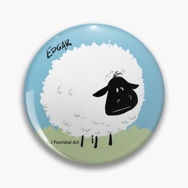Item preview, Cartoon Sheep - Edgar designed and sold by Ajforristalart.