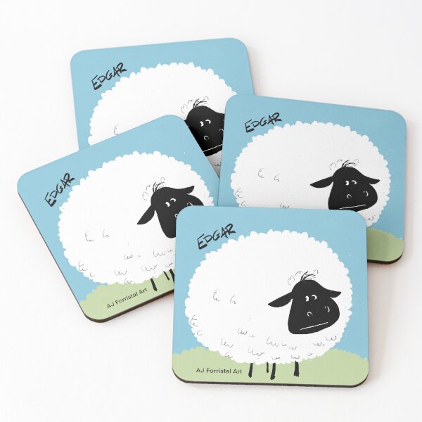 Item preview, Cartoon Sheep - Edgar designed and sold by Ajforristalart.