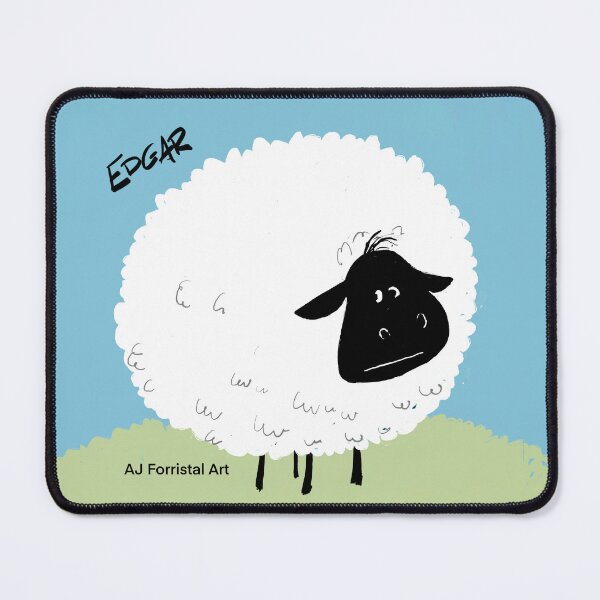 Item preview, Cartoon Sheep - Edgar designed and sold by Ajforristalart.