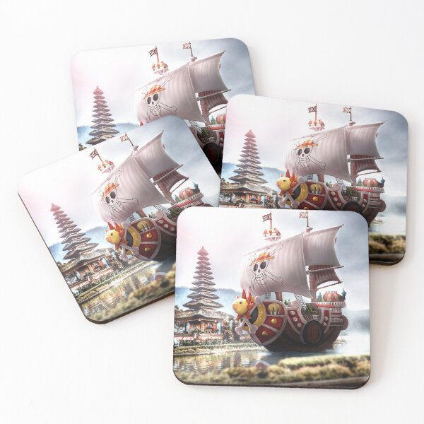 Item preview, The Thousand Sunny Straw Hat Pirates Ships in bali nusantara Digital Artwork full colour designed and sold by sabartgunpla.