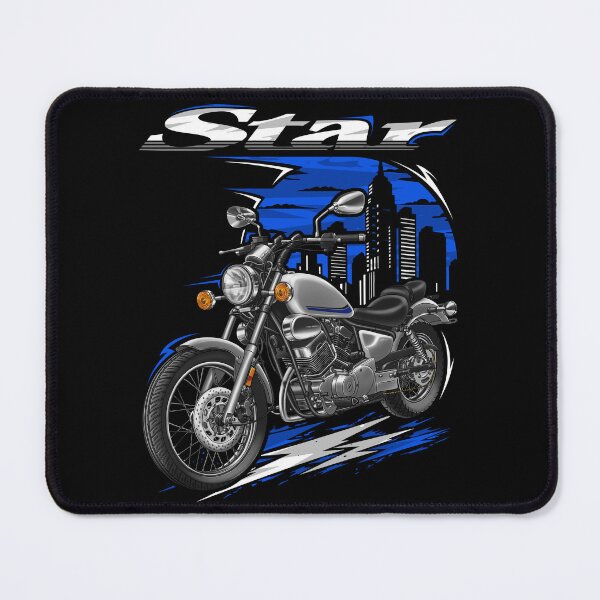 Item preview, Yamaha V-Star 250 2019-2020 (Metallic Silver) for Motorcycle Riders designed and sold by MotoApparelHub.