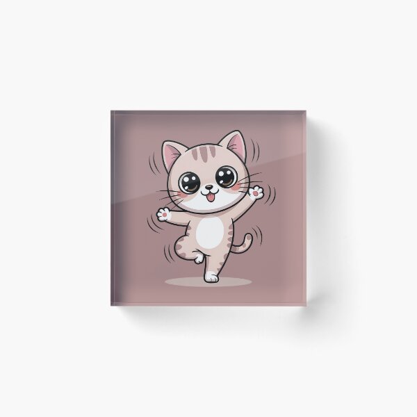 Item preview, Cute Cat Balance Yoga – Kawaii Yoga Cat  designed and sold by Pluto ⭐️.