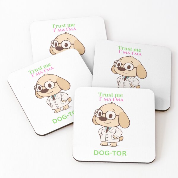 Item preview, Trust Me I’m a Dogtor – Funny Dog Doctor Cartoon Design designed and sold by LUV PAWSIA.