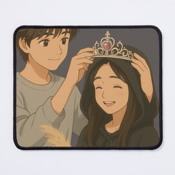 Item preview, Anime Couple - Boy Crowning Girl with Tiara designed and sold by GunnuDesigns.