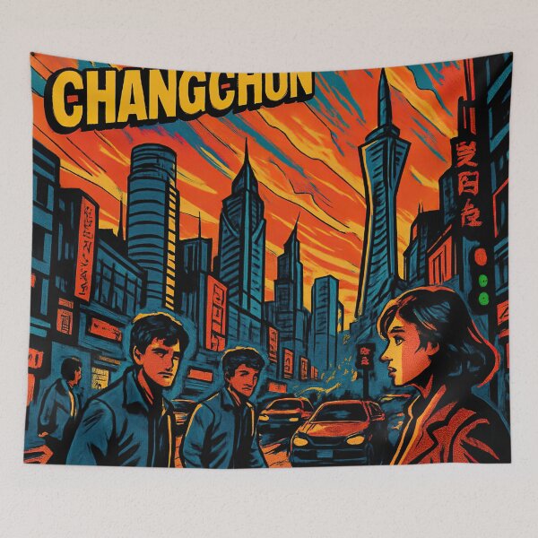 Item preview, Changchun, city | Comics stylCartoone -  designed and sold by ComicsFactory.