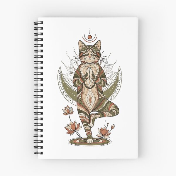 Item preview,  Cat Balance Yoga – Mindful Meditation Art designed and sold by Pluto ⭐️.