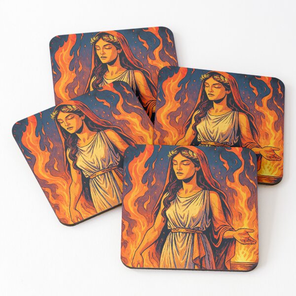Item preview, Hestia, Greek goddess of the hearth| Comics stylCartoone -  designed and sold by ComicsFactory.