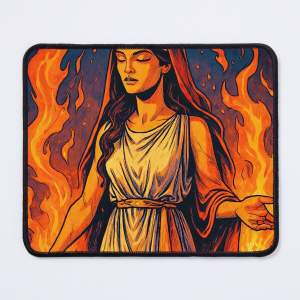 Item preview, Hestia, Greek goddess of the hearth| Comics stylCartoone - designed and sold by ComicsFactory.