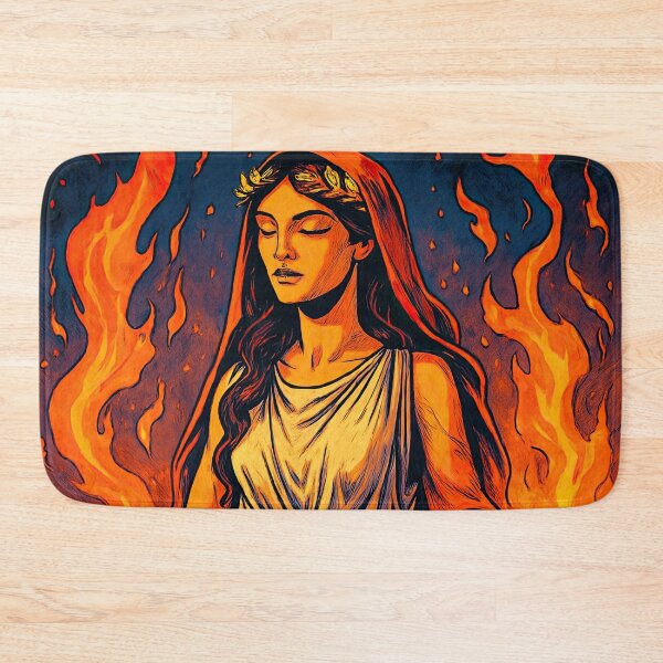 Item preview, Hestia, Greek goddess of the hearth| Comics stylCartoone -  designed and sold by ComicsFactory.