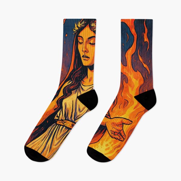 Item preview, Hestia, Greek goddess of the hearth| Comics stylCartoone -  designed and sold by ComicsFactory.