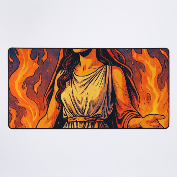 Item preview, Hestia, Greek goddess of the hearth| Comics stylCartoone -  designed and sold by ComicsFactory.