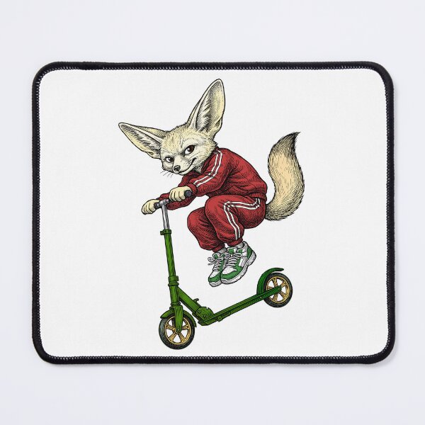 Item preview, Fennec on a scooter designed and sold by krabbaraban.
