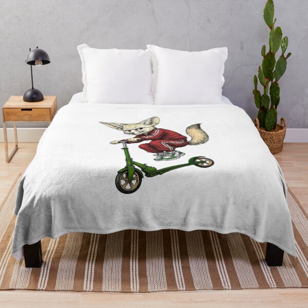 Item preview, Fennec on a scooter designed and sold by krabbaraban.