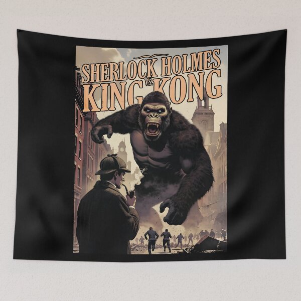 Item preview, Sherlock Holmes vs King Kong designed and sold by Aleksandar Kostjuk.