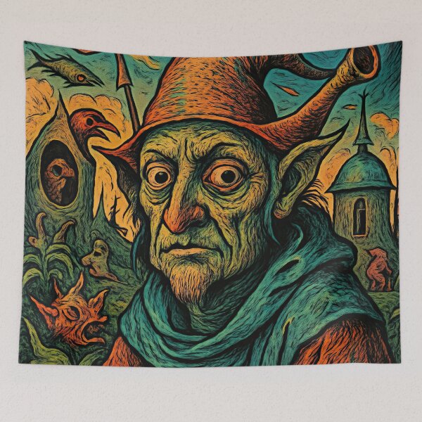 Item preview, Hieronymus Bosch, portrait| Comics stylCartoone -  designed and sold by ComicsFactory.