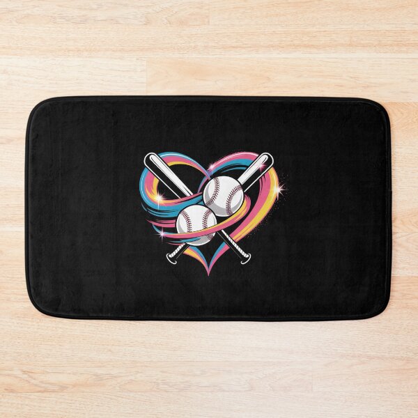 Item preview, Baseball Heart Colorful  designed and sold by vaxiek.
