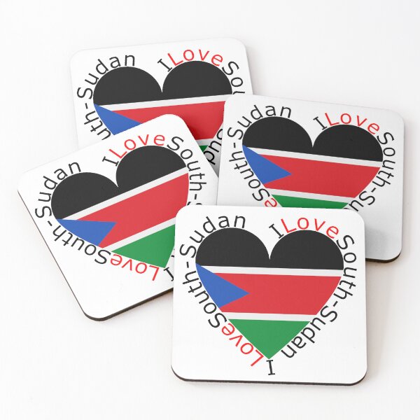 Item preview, I Love South Sudan  Heart designed and sold by TheIconSmith.