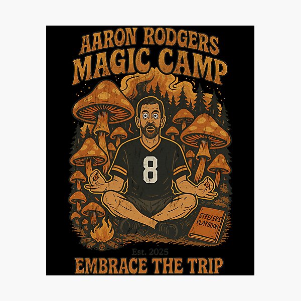 Artikelvorschau, Aaron Rodgers' magisches Camp entworfen und verkauft von Mouzaine.