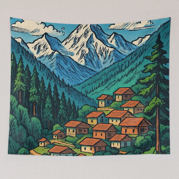 Item preview, Himachal Pradesh | Comics stylCartoone -  designed and sold by ComicsFactory.