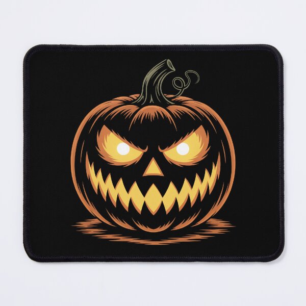 Item preview, Flaming Evil Pumpkin Face designed and sold by flagylART.