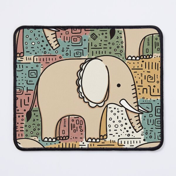 Item preview, Embrace the Magic of Elephants in Playful Patterns designed and sold by Vanich-Panich.