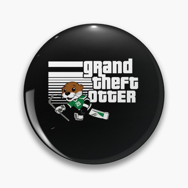 Item preview, Dallas Stars Jake Oettinger Otter designed and sold by Mouzaine.