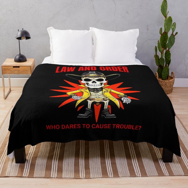 Item preview, skull sheriff-law and order designed and sold by wildforcedesign.