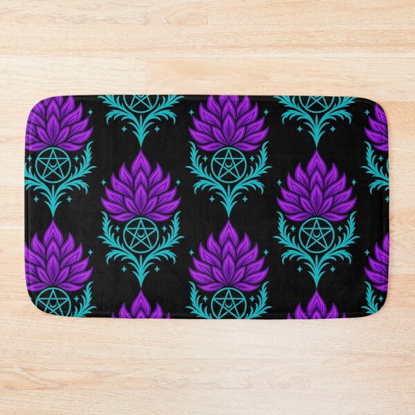 Item preview, Thistle with pentagram - Wiccan plant symbol designed and sold by Christine Krahl.
