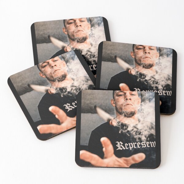 Item preview, Nate Diaz Ufc Smoking Nate Diaz Bloody Nate Diaz designed and sold by lonelyboy00.