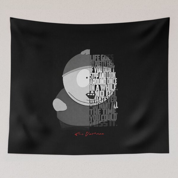 Item preview, Eric Cartman Black and White Quote Portrait Poster | South Park Fan Art Wall Decor designed and sold by Enea Kelo.