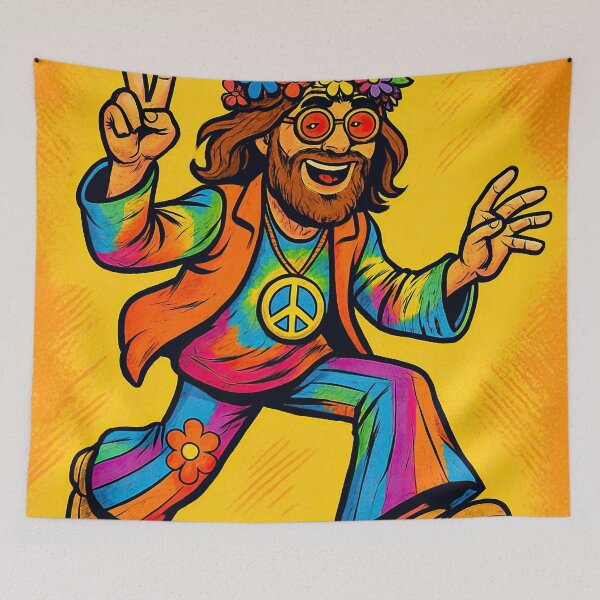 Item preview, Hippie | Comics stylCartoone -  designed and sold by ComicsFactory.