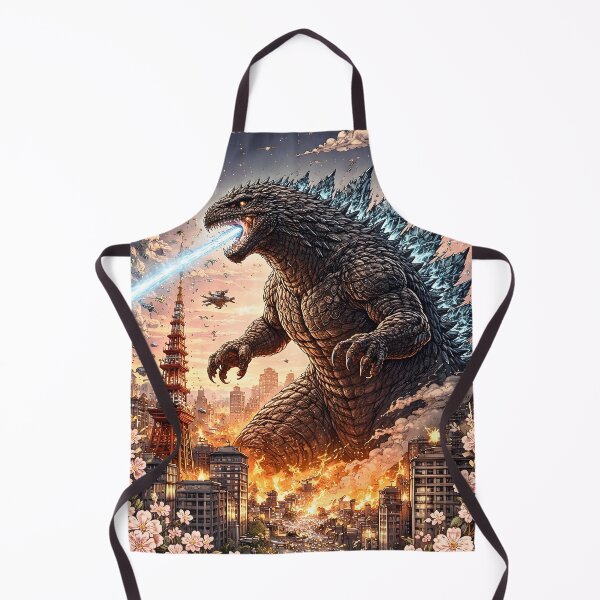 Aperçu de l'œuvre Heritage Maximalism Kaiju Art Nouveau Floral Monster Print créée et vendue par BorgSpareParts.