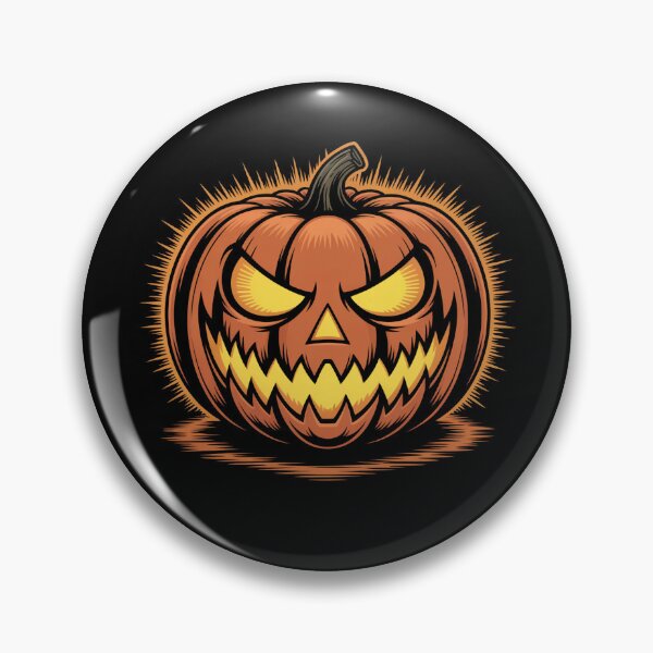 Item preview, Flaming Evil Pumpkin Face designed and sold by flagylART.
