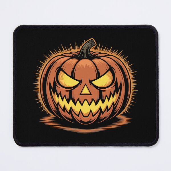 Item preview, Flaming Evil Pumpkin Face designed and sold by flagylART.