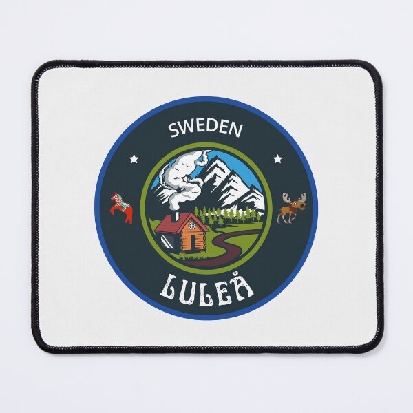 Item preview, Luleå Sweden Emblem | Scandinavian Travel Badge Design designed and sold by World Designs.