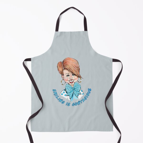 Item preview, Smiling is Contagious Caricature of Woman, Toothy SMILE designed and sold by JoyfulWhimsy.