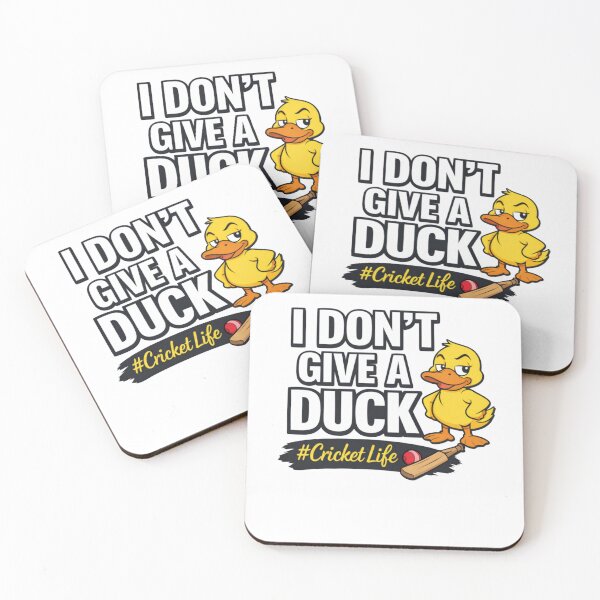 Item preview, I don't give a duck, funny cricket play. designed and sold by Ssrldesigns.