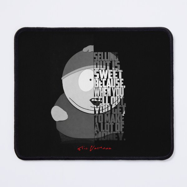 Item preview, Eric Cartman Black and White Quote Portrait Poster | South Park Fan Art Wall Decor designed and sold by Enea Kelo.