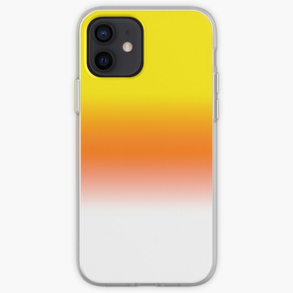 Candy Corn Yellow Orange and White Halloween Candy iPhone Soft Case