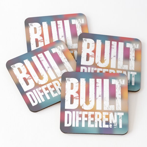 Item preview, Built Different | Rugged Distressed Minimalist Typography designed and sold by PACS0011.