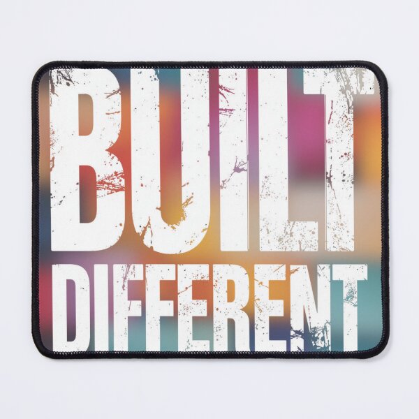 Item preview, Built Different | Rugged Distressed Minimalist Typography designed and sold by PACS0011.
