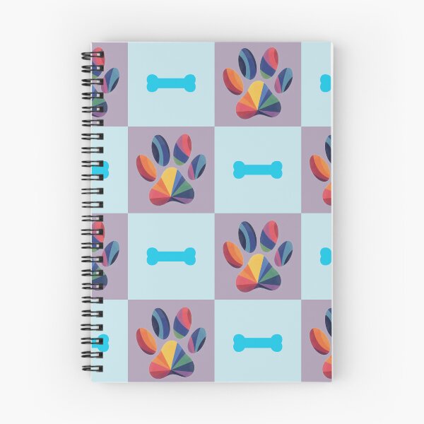 Item preview, Rainbow dogpaw pattern designed and sold by Tisunigo.