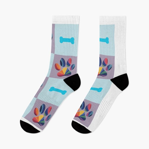 Item preview, Rainbow dogpaw pattern designed and sold by Tisunigo.