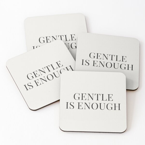 Item preview, Gentle Is Enough – Calm Minimal Quote Text Design designed and sold by PixelPlush.