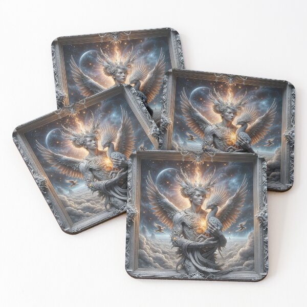 Item preview, The sacred code of eternal flight through the stars designed and sold by KunstGeist.
