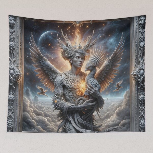 Item preview, The sacred code of eternal flight through the stars designed and sold by KunstGeist.