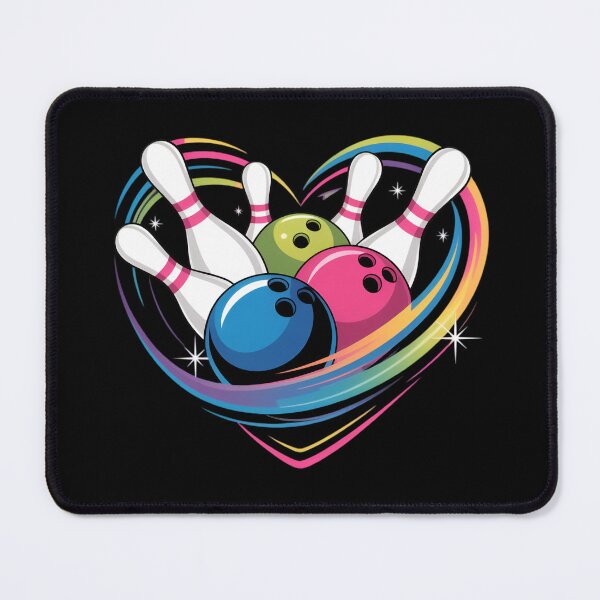 Item preview, Bowling Heart Colorful designed and sold by vaxiek.