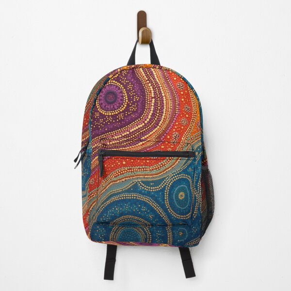 Item preview, Aboriginal Inspired Art - Lava Stream Through Water designed and sold by GrinGalore.